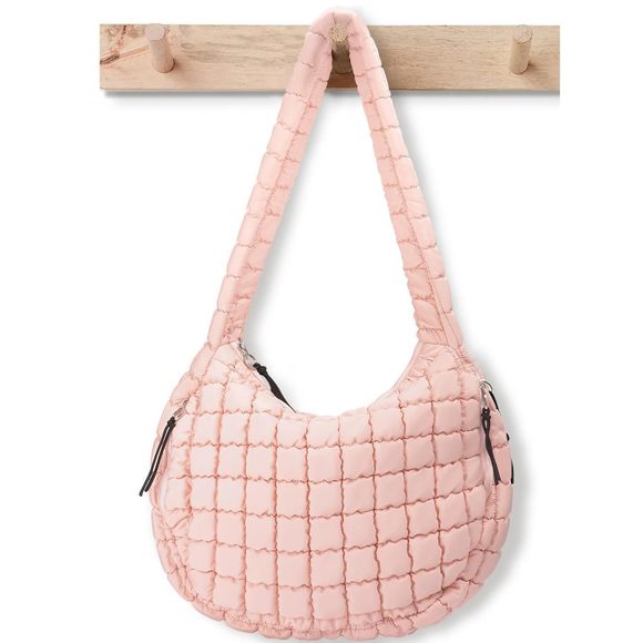 Puffer Tote Bag Large Quilted Tote Handbags Quilted Carryall Purse :D - Picture 1 of 6